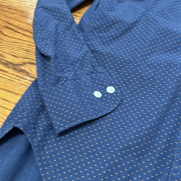 Bonobos Navy Gold Button Down - Picture 3 of 4